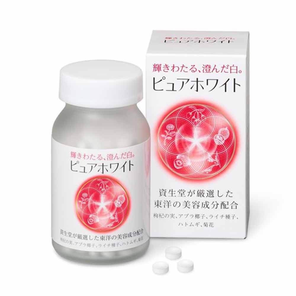 Pure White shiseido dạng viên 240 Viên Uống Trắng Da Mờ nám Nhật Bản