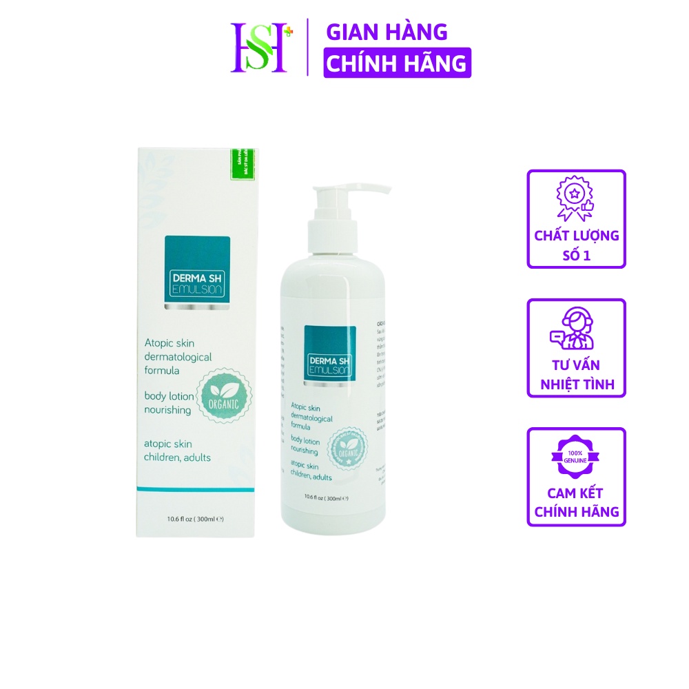 Kem Dưỡng Ẩm Derma SH Emulsion - Giúp Làm Mềm Da, Dưỡng Ẩm, Giảm Ngứa, Chống Lão Hóa