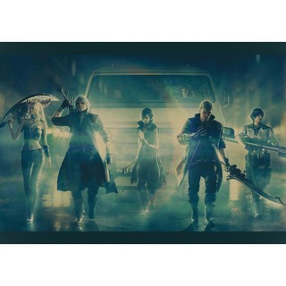 Poster game devil may cry 5 phong cách retro