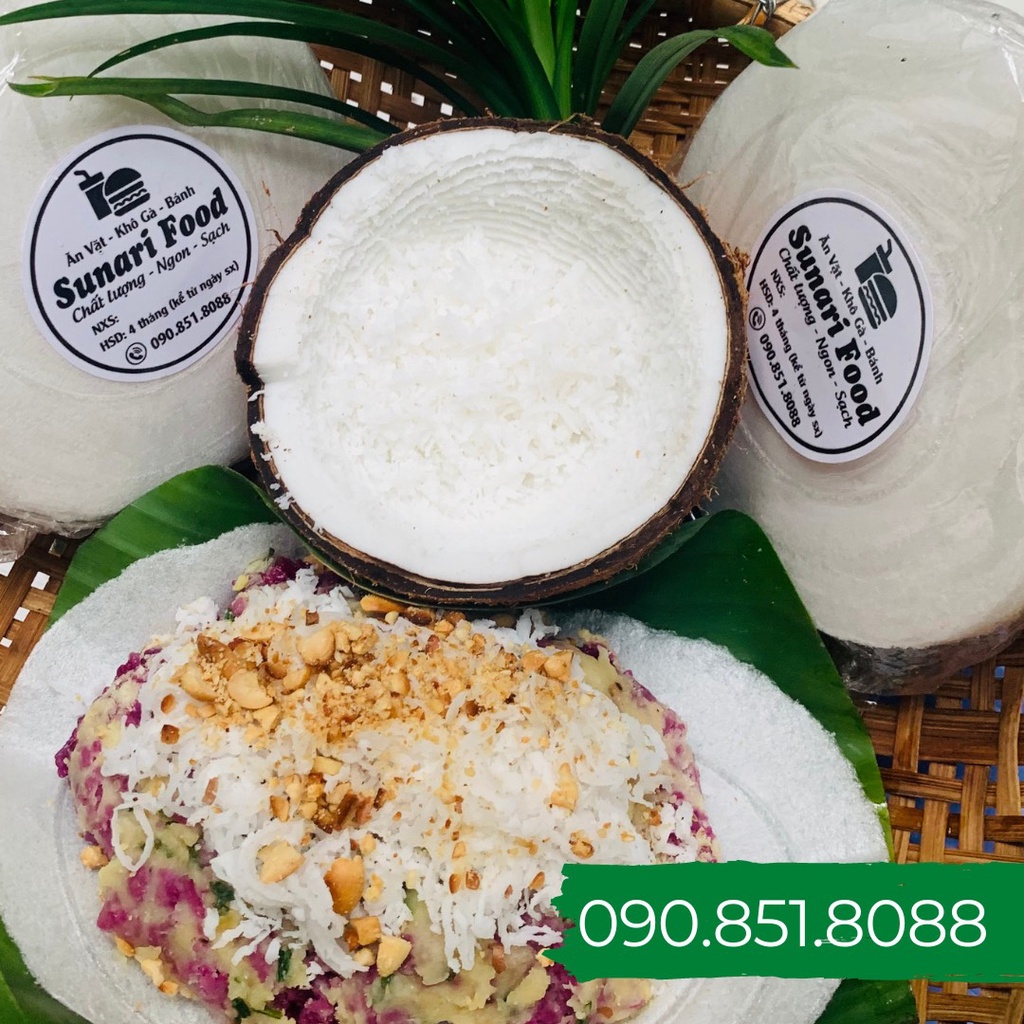 30 Gói Bánh tráng giấy lạt ăn kẹo chỉ, gói xôi, cốm dẹp