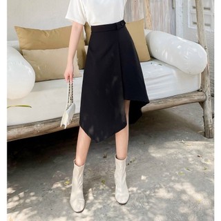 Chân váy dài form A xẻ lệch mypstore