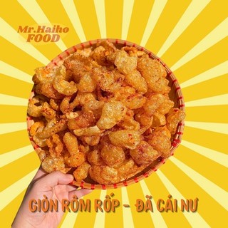 Da heo chiên giòn 0,5kg da heo cháy tỏi ớt da heo mắm hành da heo phô mai siêu ngon đỉnh siêu rẻ chất lượng mr.haiho
