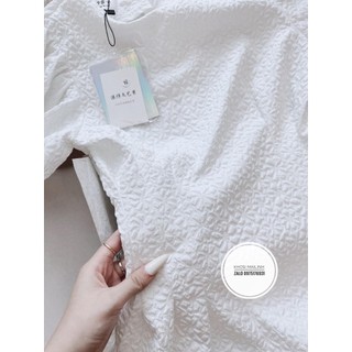 ✨BÁN SỈ✨Đầm xốp trắng ly eo tay bồng
