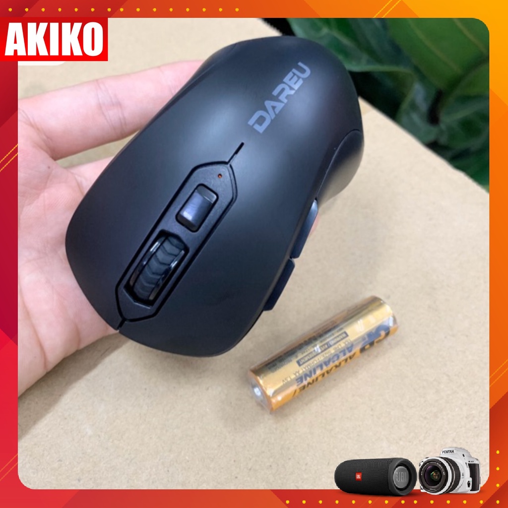 Chuột không dây Dareu LM115g chính hãng kết nối không dây qua USB cực xịn - AKIKO