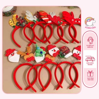 Bờm tóc, túi quà noel, mũ ông già noel, đèn dầu điện tử led