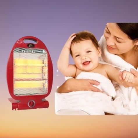 Quạt sưởi Đèn sưởi hồng ngoại hình cá 800w, có role an toàn