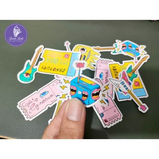 In sticker theo yêu cầu chống thấm 1 tờ A4 (khoảng 12 hình)