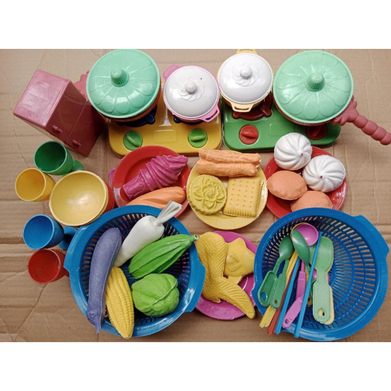 Đồ chơi nấu ăn cân kí/củ quả/bánh cho bé iu