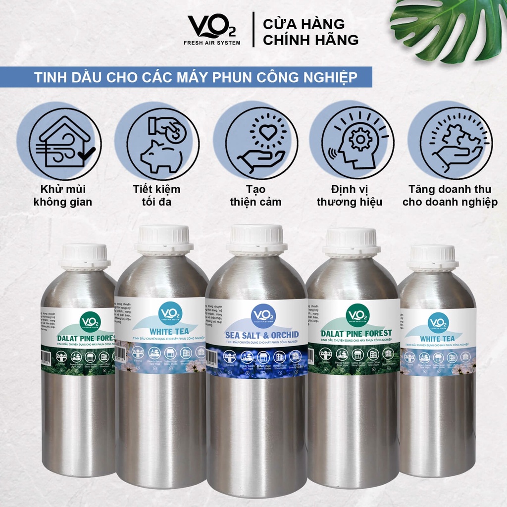 Tinh Dầu Chuyên Dụng Cho Máy Phun Công Nghiệp - Oilmart VO2 Hotel Collection