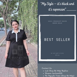 Đầm Suông Cổ Polo BigSize 65-85Kg [Hình Thật Chính Chủ]