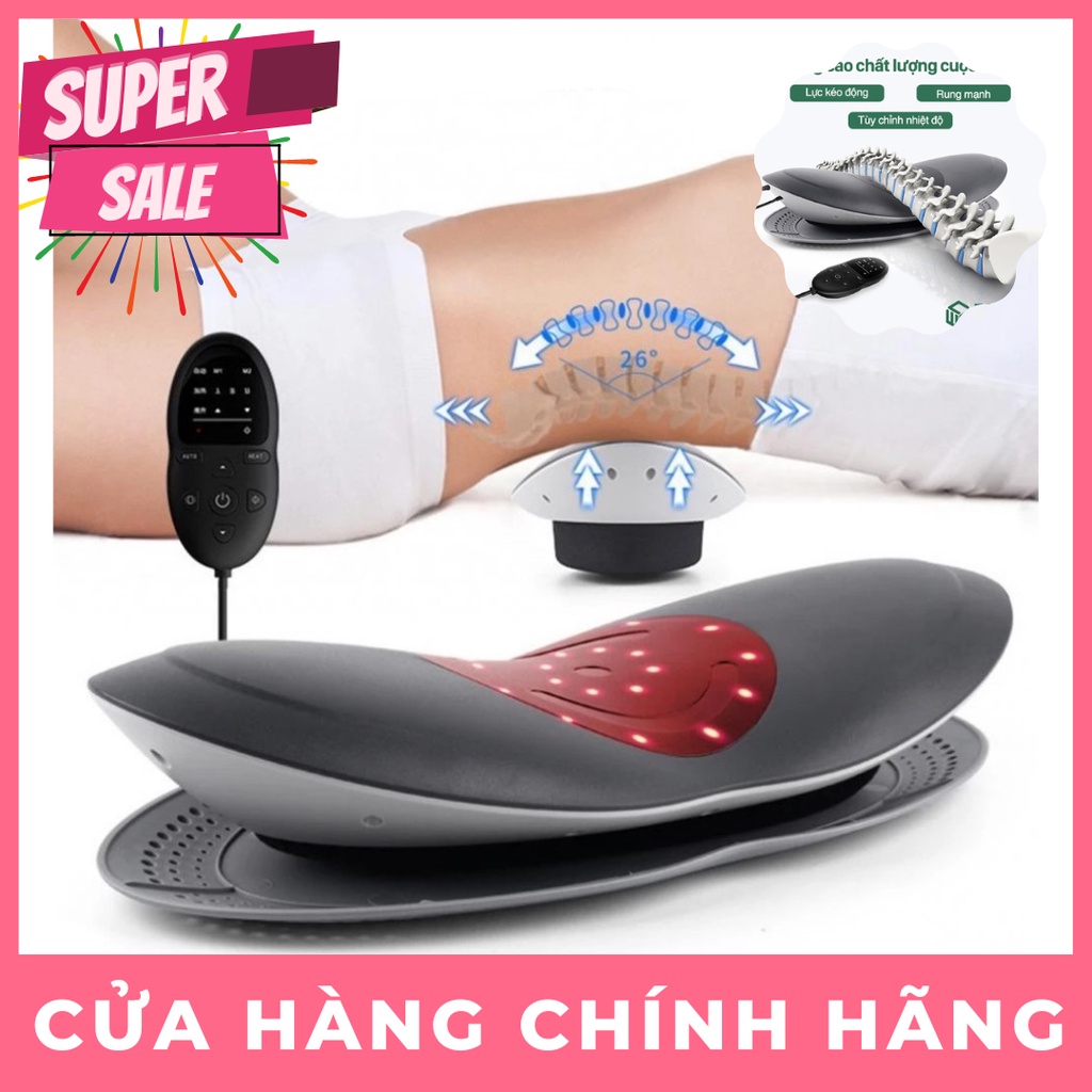 Máy massage lưng dành cho người đau thắt lưng, máy mát xa thắt lưng hồng ngoại, cột sống, thoát vị đĩa đệm HM-L27