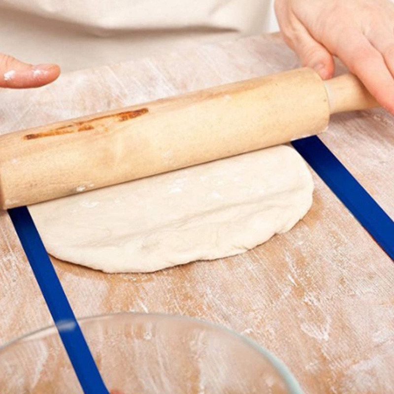 Dụng Cụ Đo Độ Dày 18Inch Bằng Silicone Dùng Để Làm Bánh / Pizza / Pizza / 3 Kích Cỡ