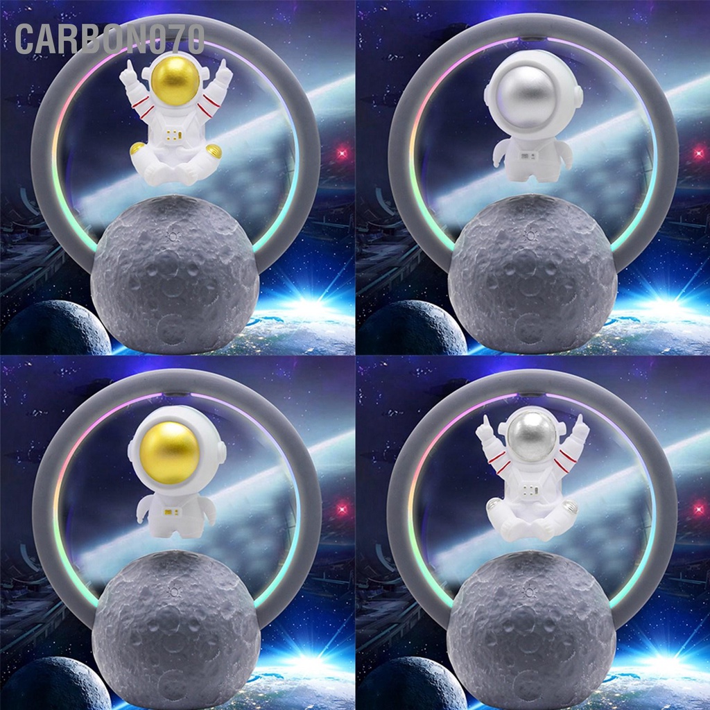 [Hàng Sẵn] Loa Bluetooth Không Dây Có Đèn led RGB Hình Phi Hành Gia Lơ Lửng sáng tạo【Carbon070】