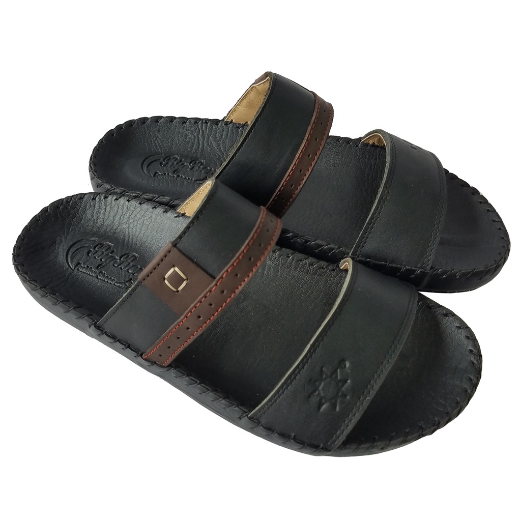 Dép Nam Quai Ngang BIGGBEN Da Bò Thật Cao Cấp HKD633