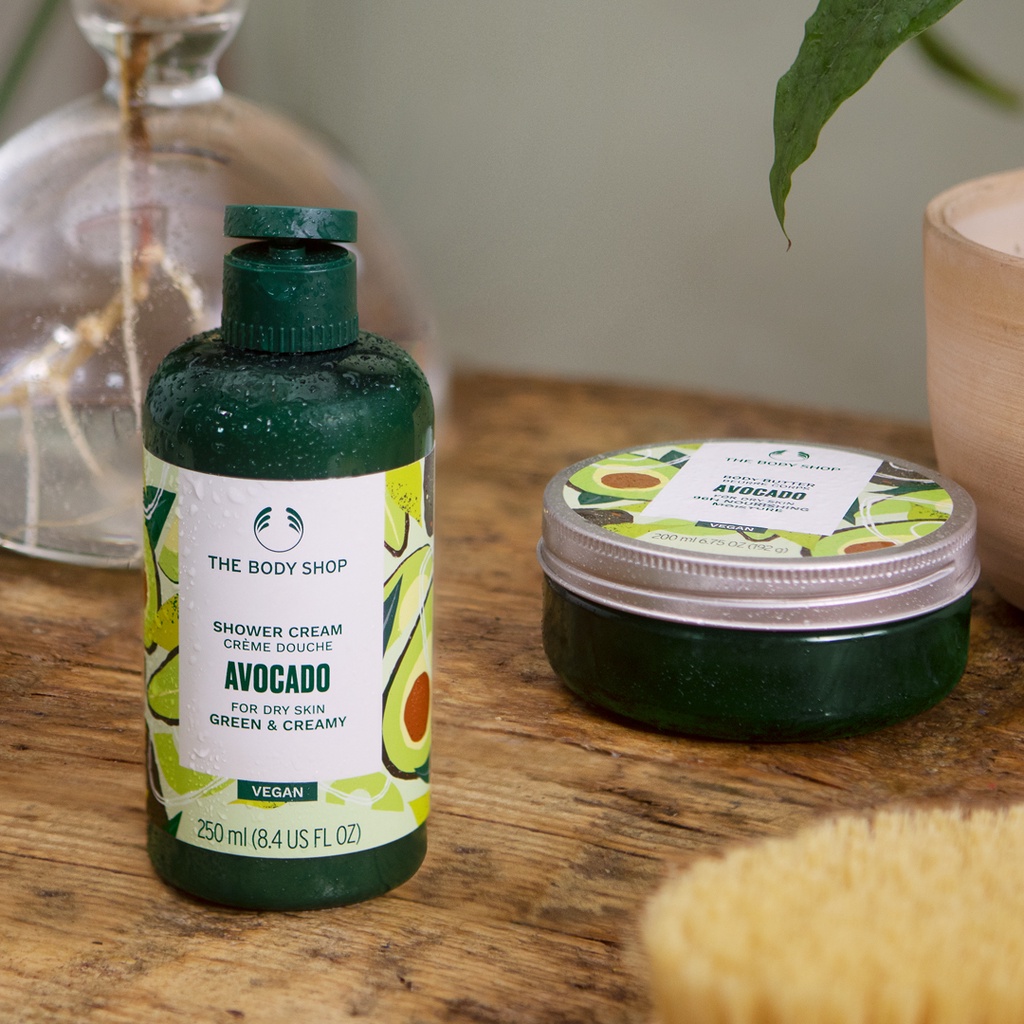 Sữa tắm dạng kem The Body Shop Avocado Shower Cream 250ML