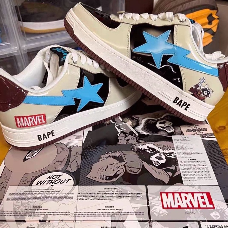 Giày Sneakers Bape Sta Ape Thời Trang Cá Tính Cho Nam Nữ