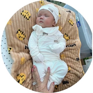 Yếm cho bé sơ sinh 0-6 tháng- Cookie (8 màu)