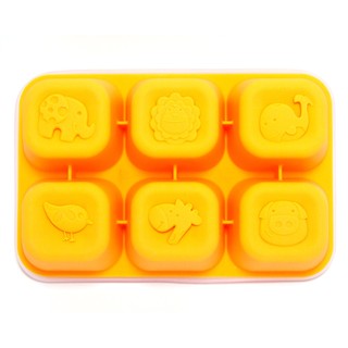 Khay Silicon Trữ Đông Đồ Ăn Dặm Cho Bé Marcus & Marcus - Lola (60ml x 6 Ngăn)