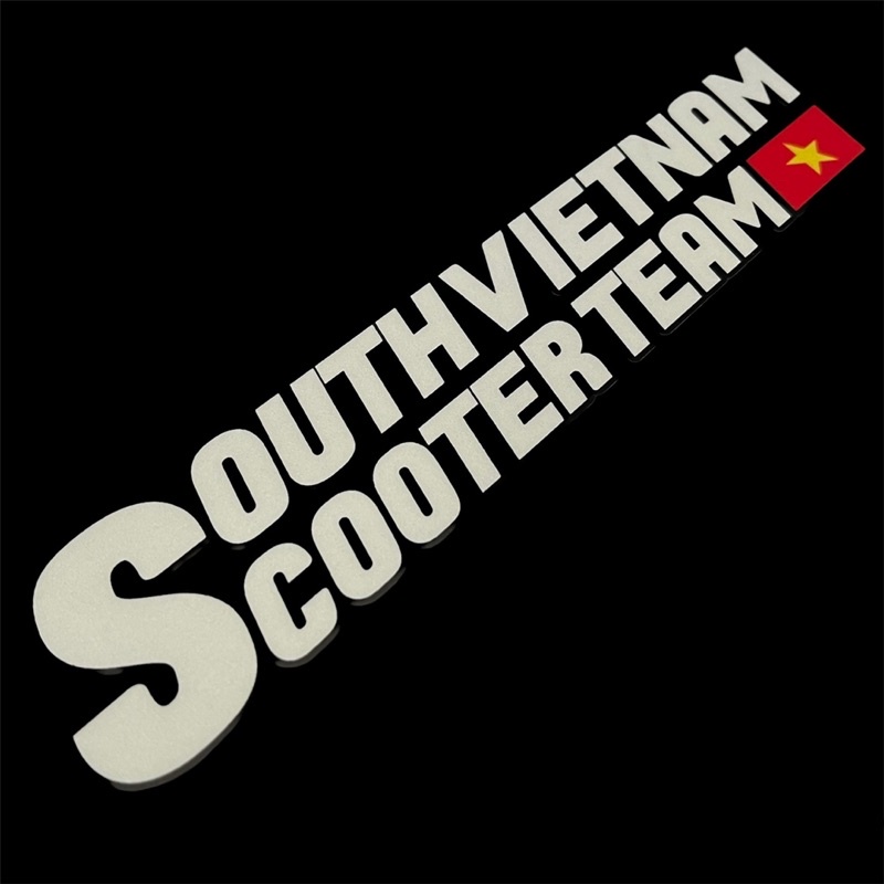 Tem southvietnam scooterteam phản quang