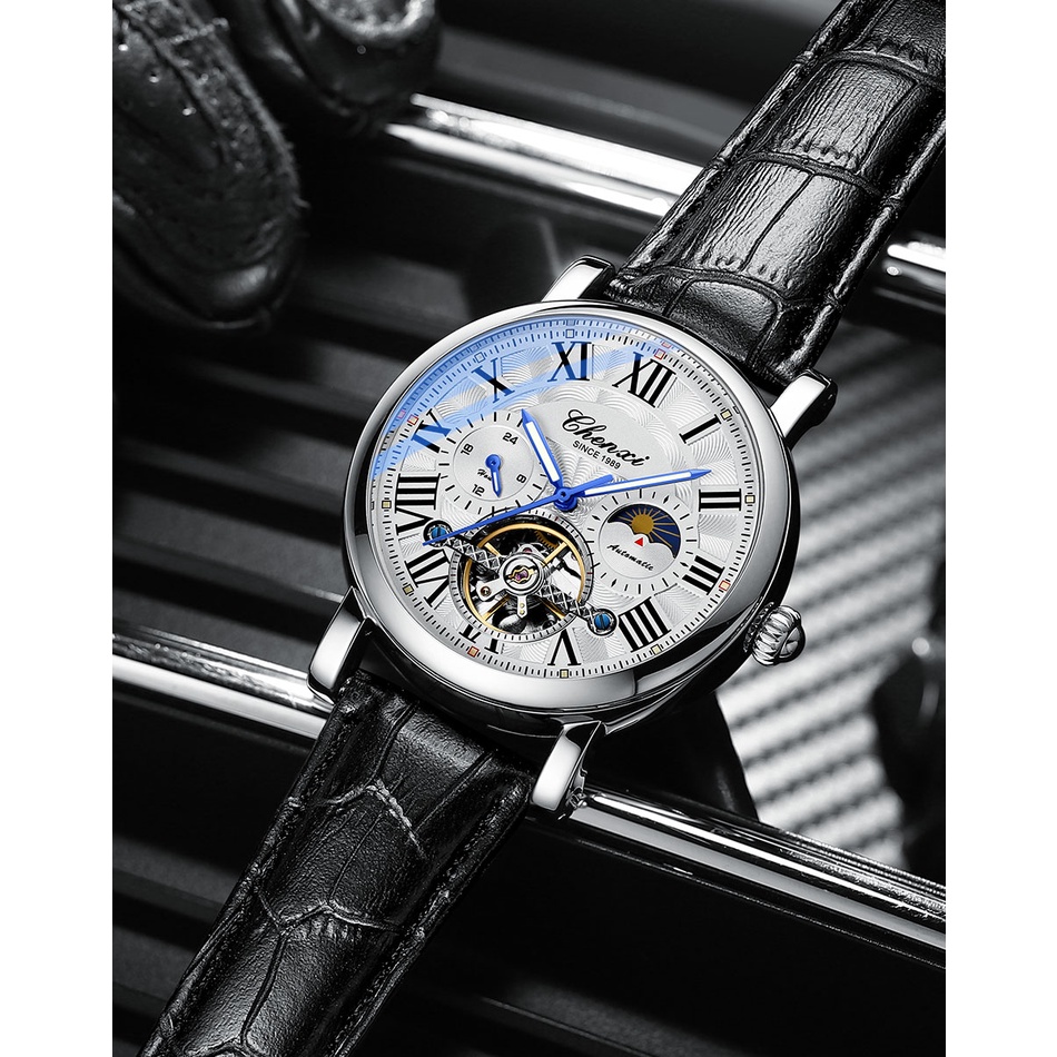 Đồng Hồ Cơ Tự Động tourbillon Chống Thấm Nước Thời Trang Cho Nam 2023