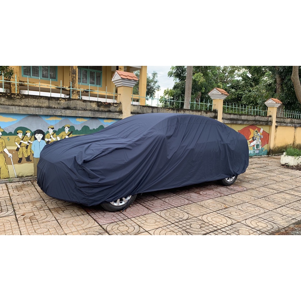 Bạt phủ ô tô Honda civic, Honda city vải dù cán da cao cấp che nắng, chống mưa, chống gió và chống bụi bẩn, áo trùm xe