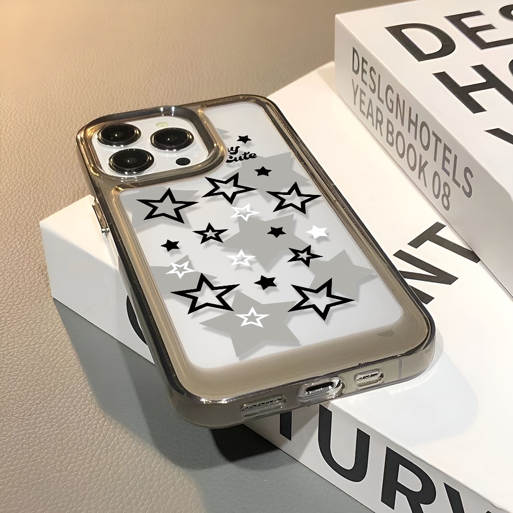 Ốp Điện Thoại Trong Suốt In Hình Vũ Trụ Màu gradient Cho iphone 14ProMax 13 11 12 7Plus X XR XS Max