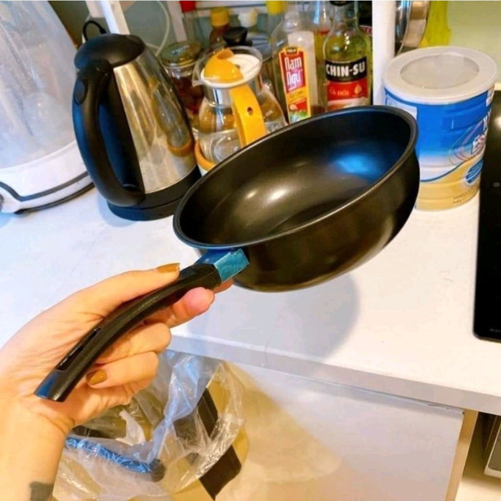 Chảo Chống Dính Sâu Lòng Size 18 cm - Chảo Thần Thánh Dành Cho Mọi Loại Bếp