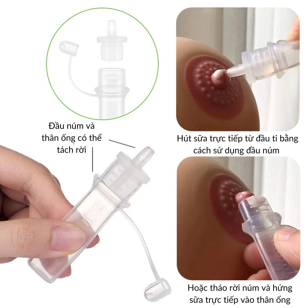 Cốc hứng sữa non Haakaa cho bé, Chất liệu 100% silicone cao cấp, Dung tích 4ml