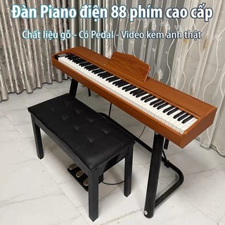 [Video thật] Đàn Piano Điện Tử 88 Phím Cao Cấp Hiện Đại Âm Thanh Siêu Trong Kèm Pedal - Đàn Organ Cho Người Lớn Trẻ Em