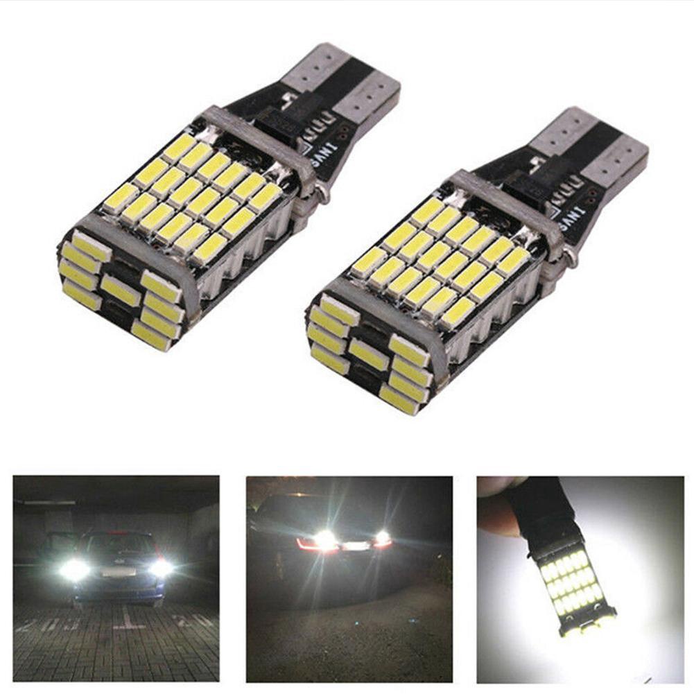 Đèn LED T15 Bóng Đèn LED Lùi Xe Siêu Sáng T15 W16W 921 45 SMD 4014 cho ô-tô