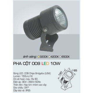 Đèn Led Pha Cột Chống Nước IP65 Anfaco - 009 (5w, 7w, 10w, 15w, 20w)