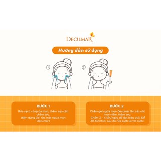 Gel ngừa mụn Nano Decumar Advanced 20g