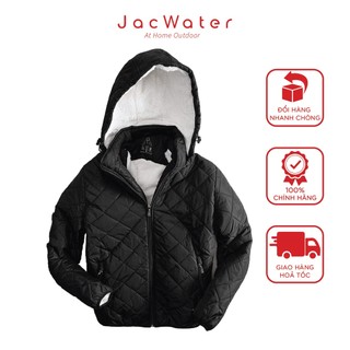 Áo phao trần trám nam chống nước, vải bông lót lông JACWATER V555