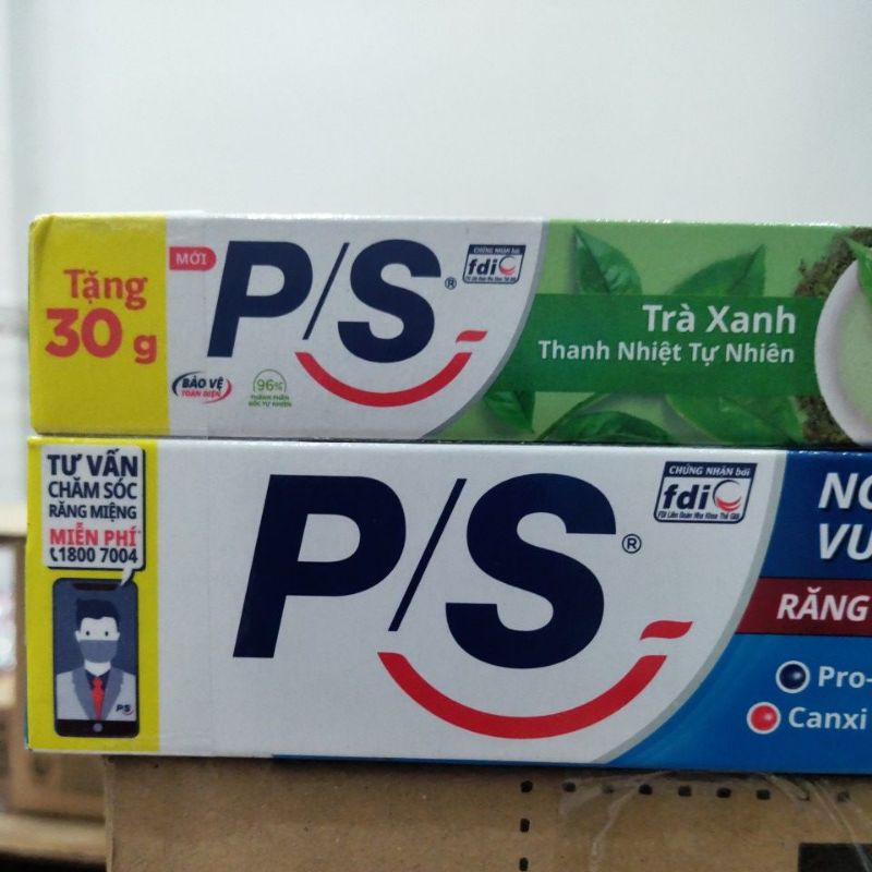 Kem đánh răng p/s180g tặng kèm