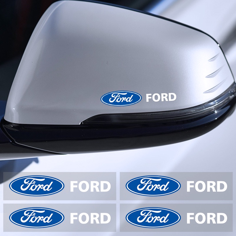 Miếng Dán Logo 3D UV Trang Trí Xe Hơi Ford Focus 2 Fiesta Mondeo Galaxy Territory Ecosport C-Max