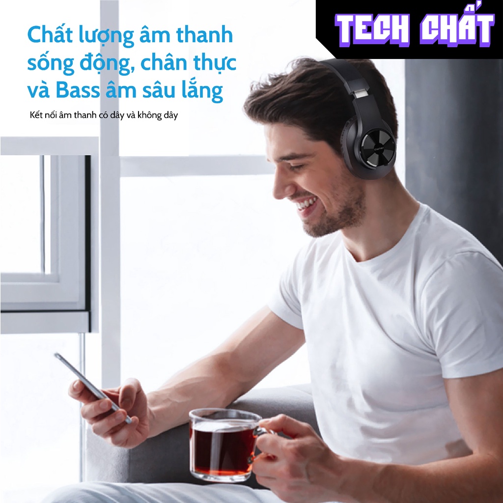 Tai Nghe Bluetooth Headphone OneOdio JS18 - Driver 40mm, Bluetooth 5.0, thời lượng pin lên đến 17h