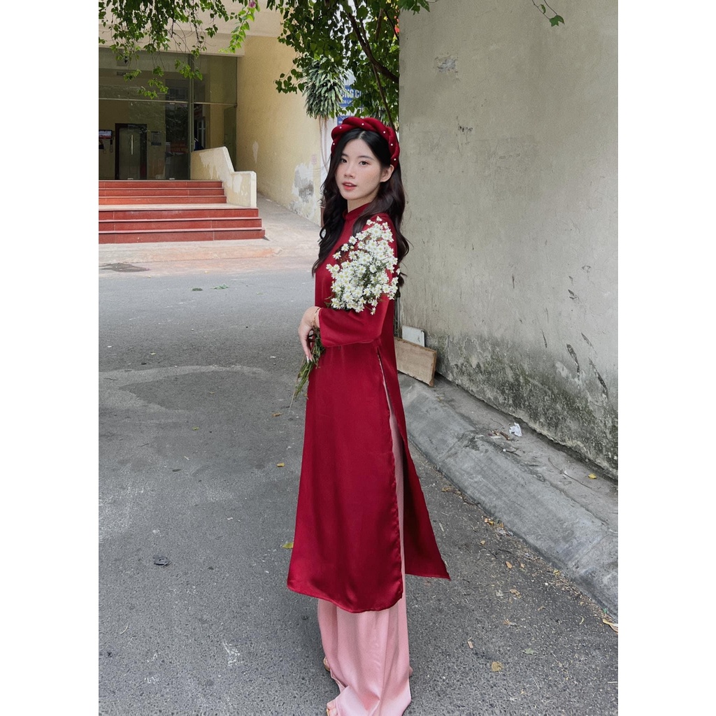 SET ÁO DÀI TRƠN 3 MÓN BIGSIZE HOT TẾT 2023