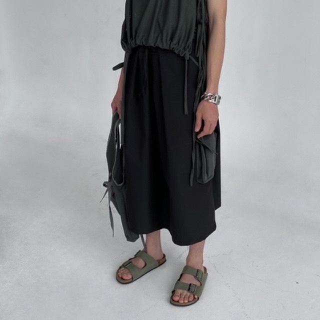 Chân váy dù lưng dây rút - VÁY NHÃY DÙ
