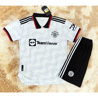   HÀNG THÁI  Quần áo bóng đá áo đá bóng áo MU Đen áo Manchester United Trắng - Chất mè Thái cao cấp nhẹ bền 