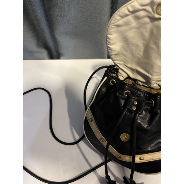 Túi si nhập Nhật đeo chéo mini da dê thật 100%