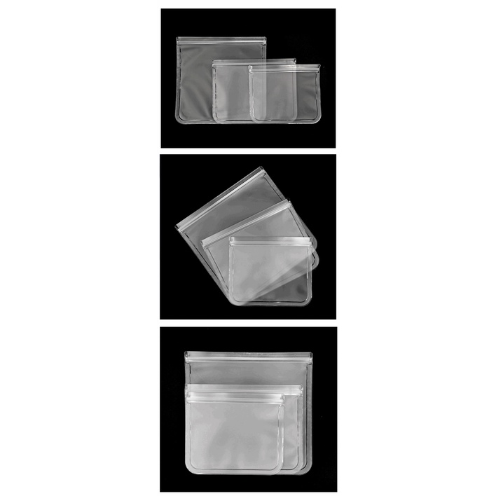 Túi Zip Dày Bảo Quản Thực Phẩm/ Túi Đựng Thực Phẩm EVA Dùng Nhiều Lần