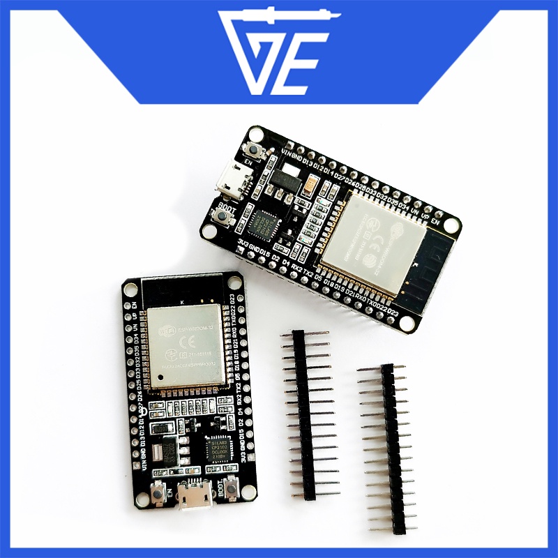 ESP-32 ban phát triển WIFI + Bluetooth 2 trong 1 CPU lõi kép tiêu thụ điện năng thấp ESP32 ESP-32S