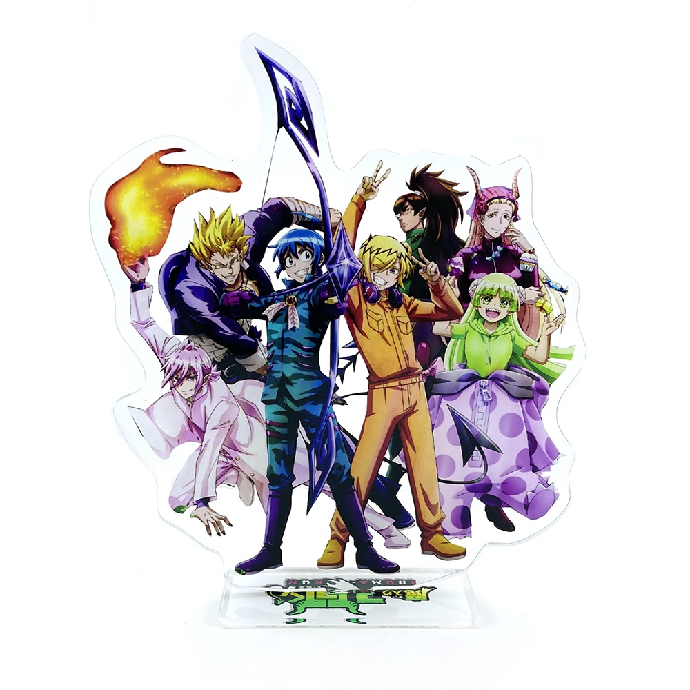 Mairimashita! Iruma-kun Giá Đỡ Mô Hình Trưng Bày Bánh Kem Bằng acrylic Trong Mùa 2nd Season Amelie Clara Alice Kalego