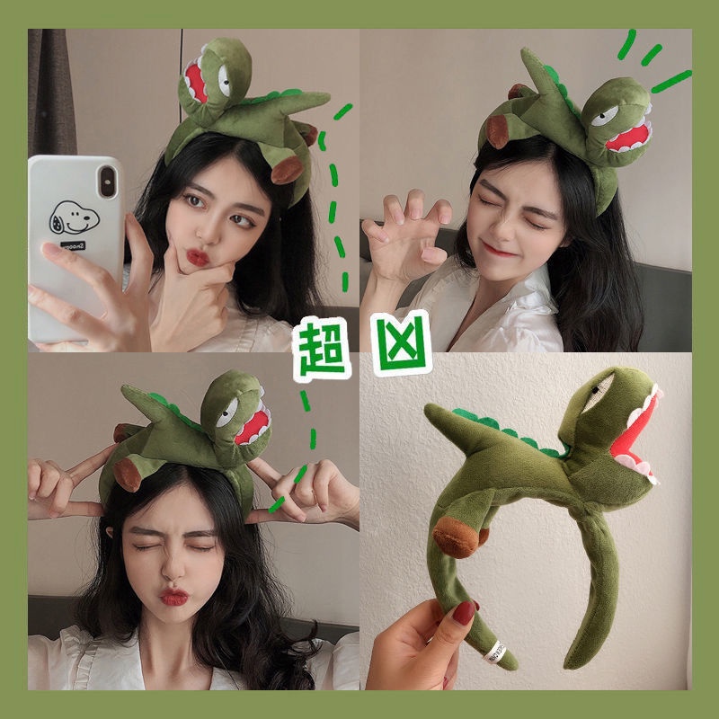 Băng Đô Cài Tóc Hình Cá / Ngỗng / Ếch Hoạt Hình Dễ Thương Cho Nữ