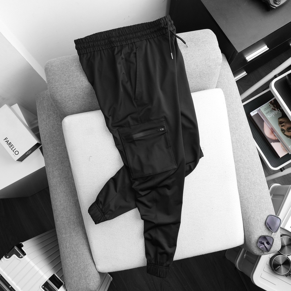 Quần Jogger Zara Túi Hộp 006 (Đen)