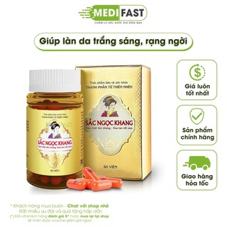 Viên uống Sắc Ngọc Khang - Giúp trắng da, tạm biệt tàn nhang, không lo nám da, thâm da