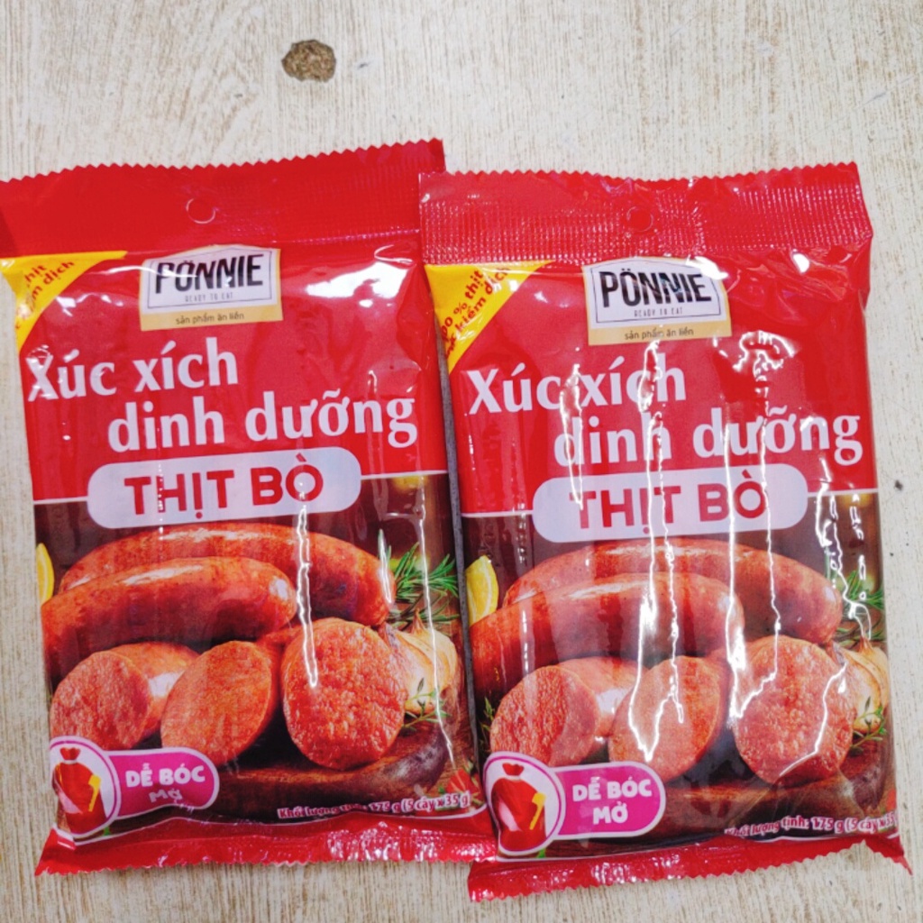 Gói 5 Cây Xúc Xích Ponnie 198g