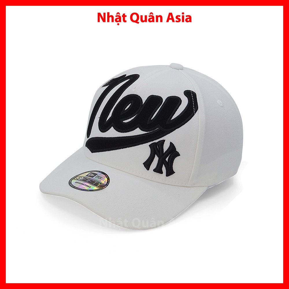 Nón lưỡi trai MLB NY chữ nổi New York bít đuôi cao cấp - Nhật Quân Asia nhatquanasia capman