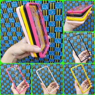 Case ốp lưng iPhone Xsmax viền dẻo màu lưng cứng trong suốt chống ố vàng