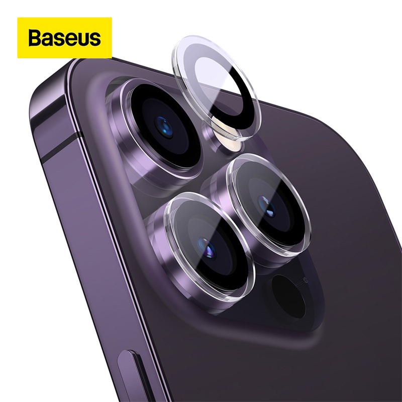 Kính Cường Lực Baseus Bảo Vệ Ống Kính Máy Ảnh Cho iPhone 14 Pro Max / 14 Pro Max